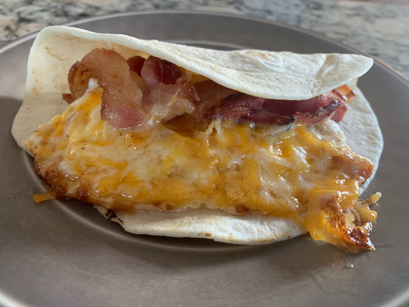 Bacon, Egg and Cheese Wrap 