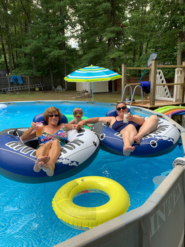 Jess and Mimi Floating 