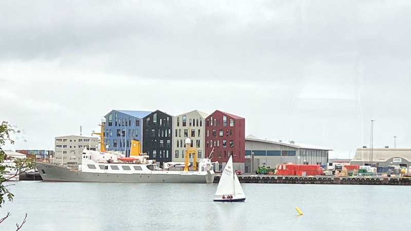 Harbour scene in Reykjavik
