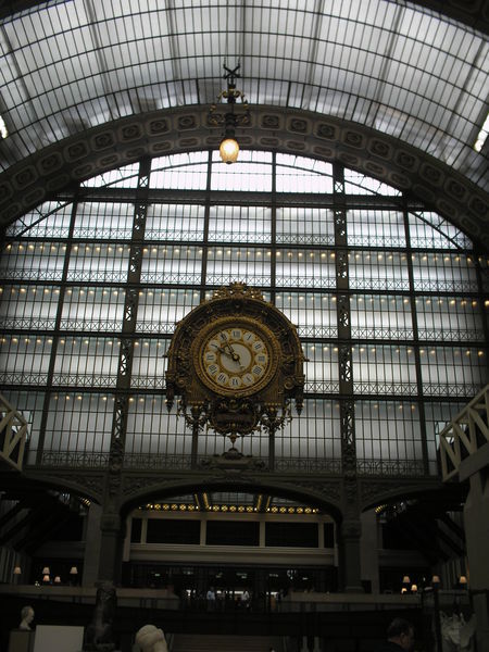 The clock in the Musee D'Orsay