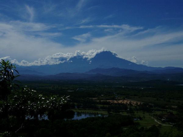 Mount Kinabalu from Observation Tower