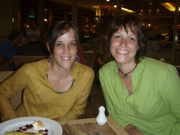 Heather and I (and desert!)