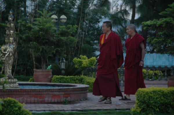 Monks deep in discussion