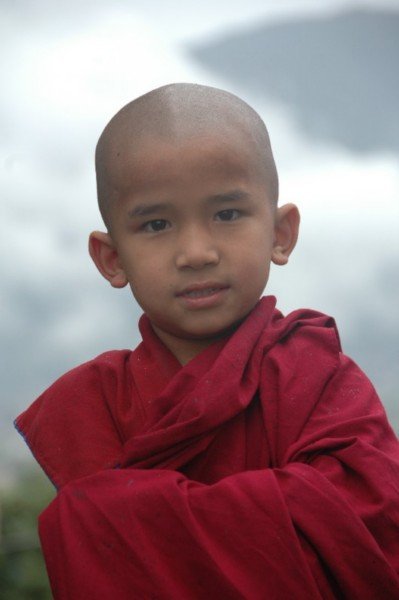 One of the young monks