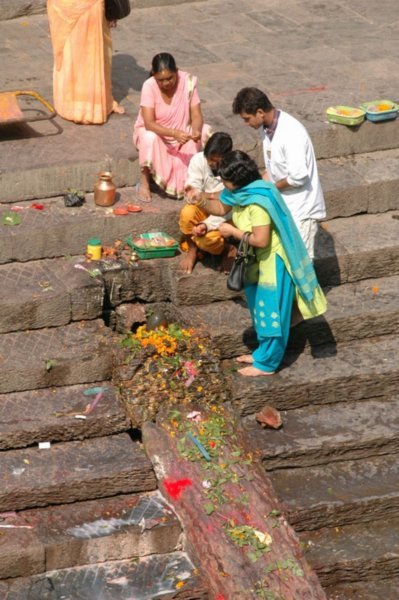 Family making offering