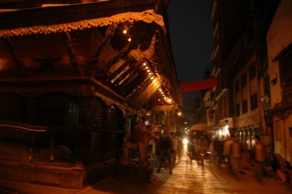 Night life in Kathmandu