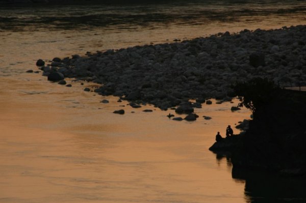 River Ganges at Sunset