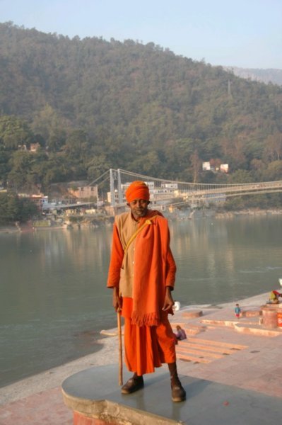 Saddhu by the Ganges