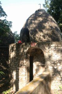 Dome shaped houses in Beatles Ashram