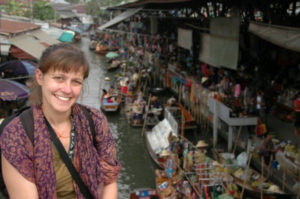 Me at the floating market