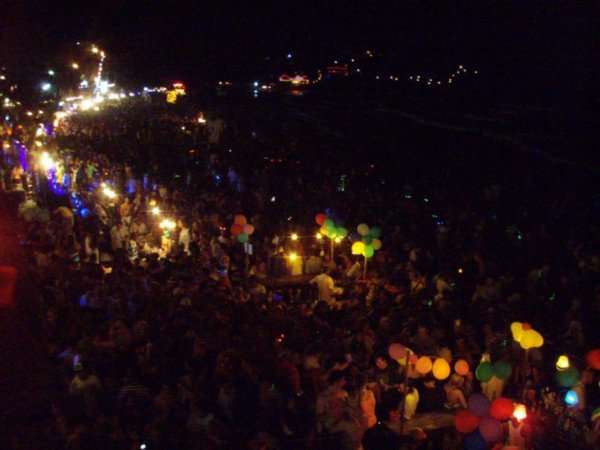 New Year Party on the Beach