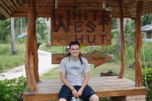 Ricardo and White West Hut Signs