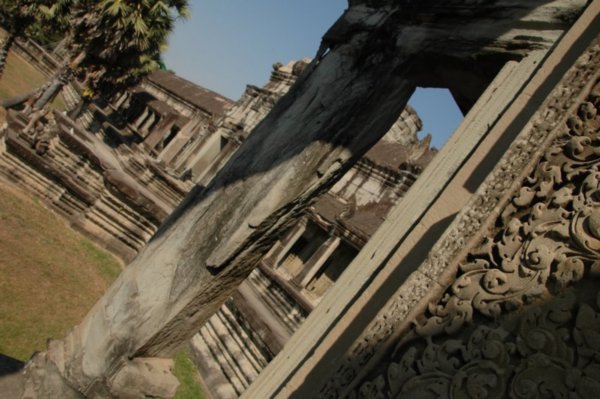 Angkor Wat through the arch
