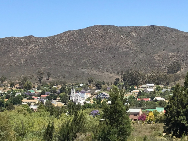 The town of Barrydale