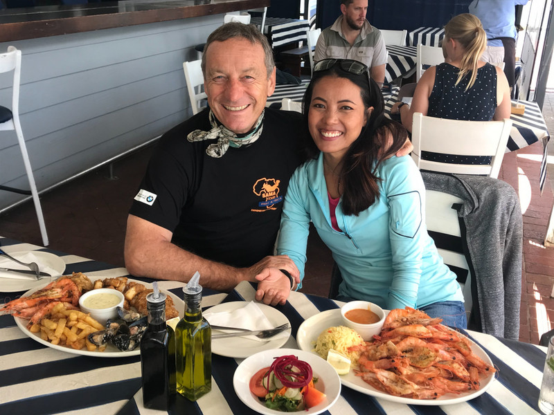lunch in Simon's Town