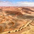 Namib desert under water 