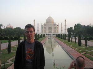 me at the Taj Mahal