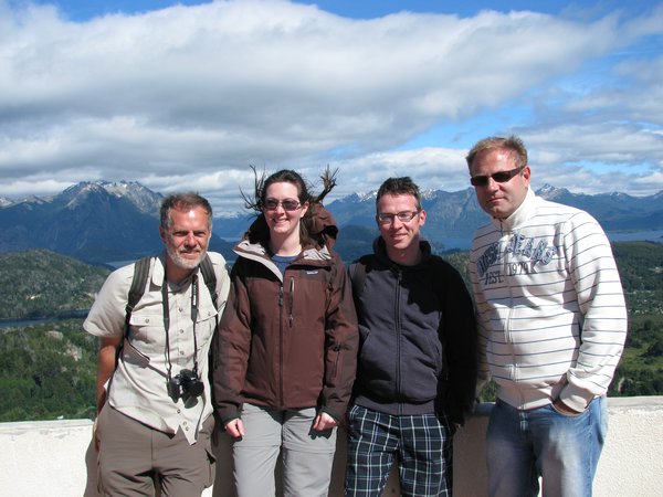 Terry, Katherine, me and Conor on Cerro Campanario