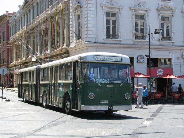Tram in Valparaiso