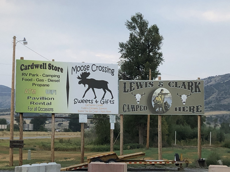 The Moose-Infested Campground Signage