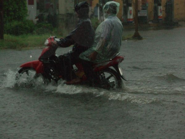 Motorbike rain