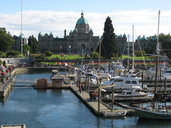 Le parlement de Victoria et le port