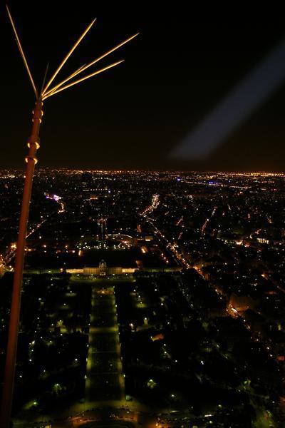 Eiffel Tower after midnight