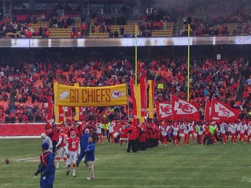 Chiefs are on the field