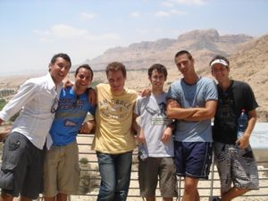 The Guys at the Ein Gedi Oasis