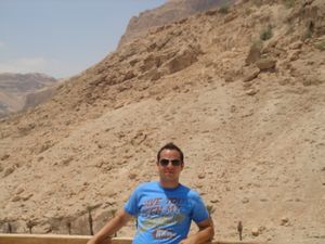 Me at the Ein Gedi Oasis 
