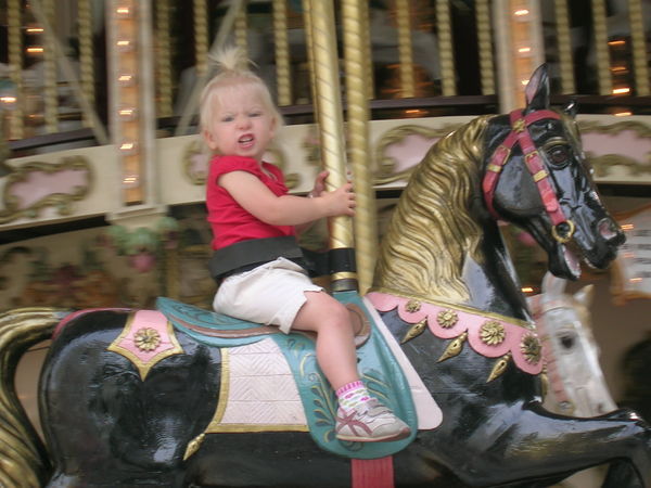 Eliza on "her" horse