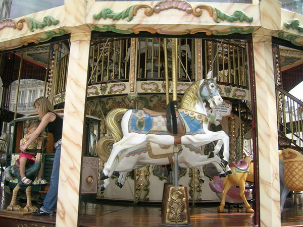 Double decker Carousel in Lyon