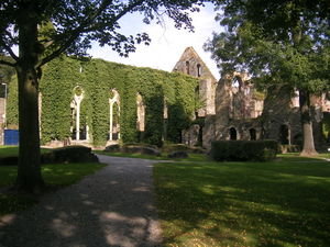 First view of the abbey from inside