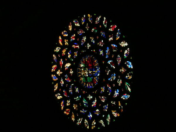 Stained Glass in the Santa Maria del Mar