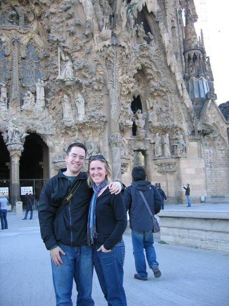 Jonathan and I at La Sagrada Familia