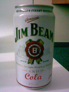Jim Beam & Cola Can