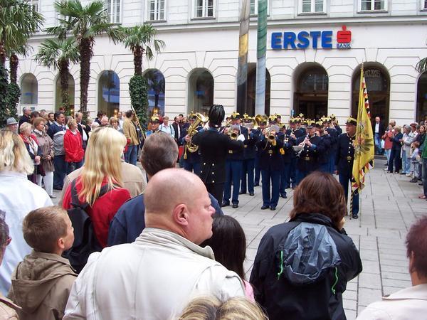 Marching band in Vienna