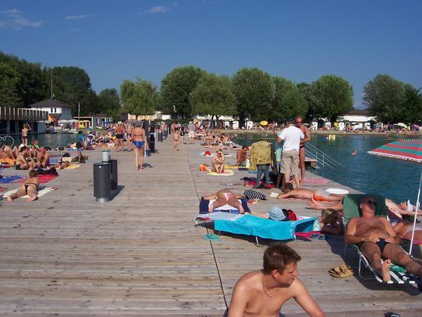 Klagenfurt beach pier