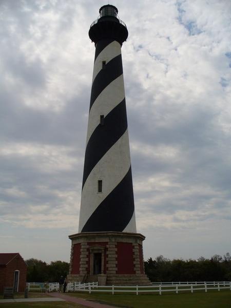 The famous Cape Hatteras lighthouse