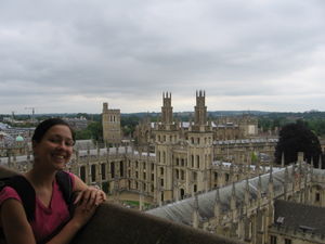 Me overlooking Oxford in the Tower