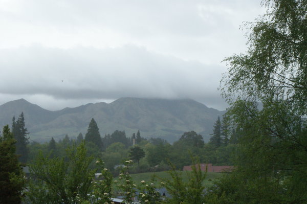 View of Hanmer Springs from our holiday house
