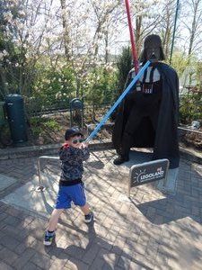Riley meets Darth Vader