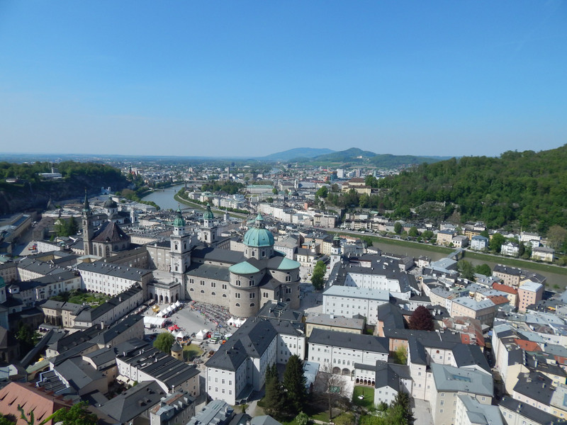 View of Salzburg from Hohensalzburg Fortress 