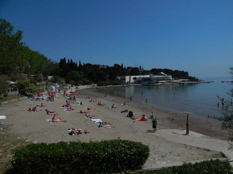 Bačvice beach near Split