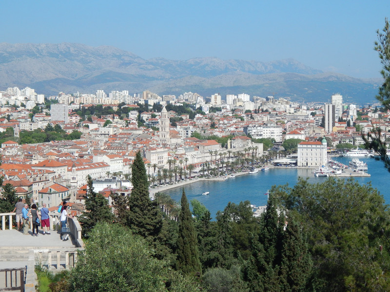 View of Split from Vrh Marjana - Telegrin hill