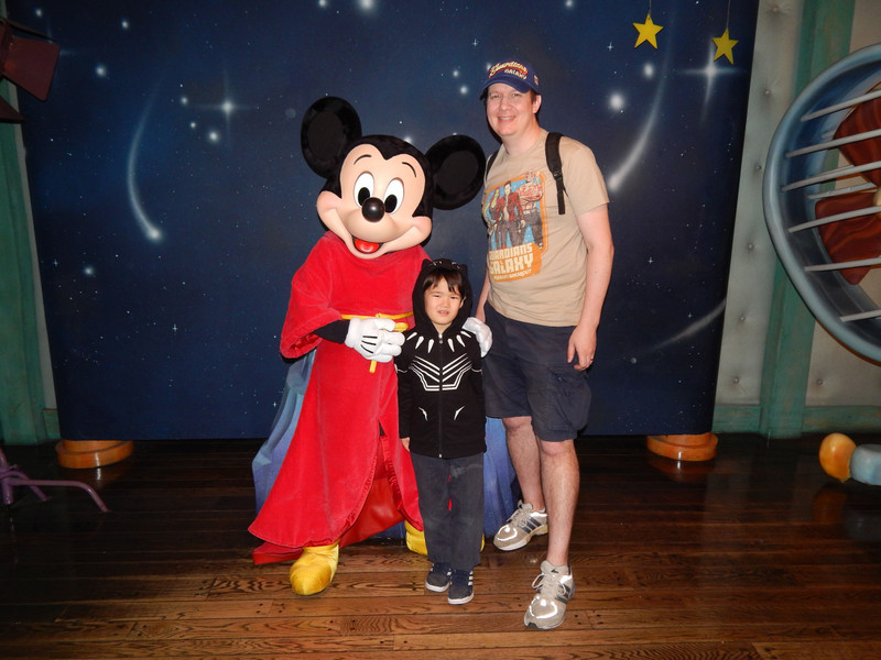 Riley, Dada and Mickey