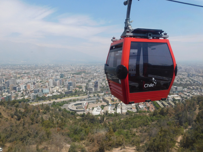 Cable Car in Santiago