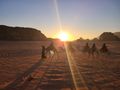 Sunrise in the Wadi Rum
