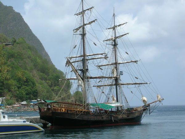 Pirate Ship at Soufriere, St. Lucia