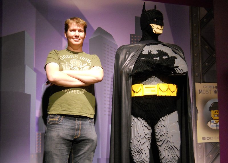 Richard and Lego Batman
